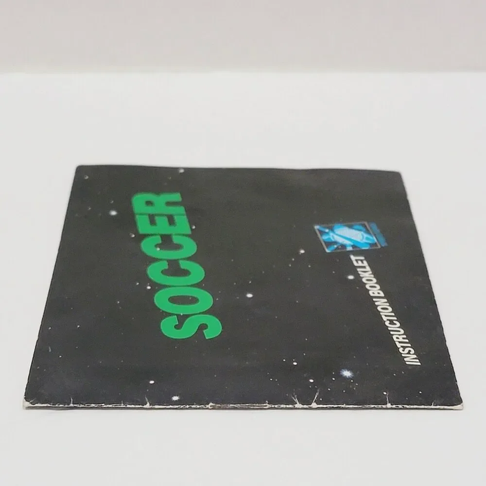 Soccer Instruction Booklet Manual Nintendo Entertainment System 1985 NES Black